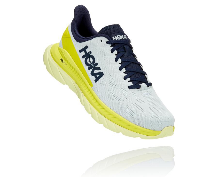 Hoka One One Tenisky Panske Biele - Mach 4 - 53017-AFIO